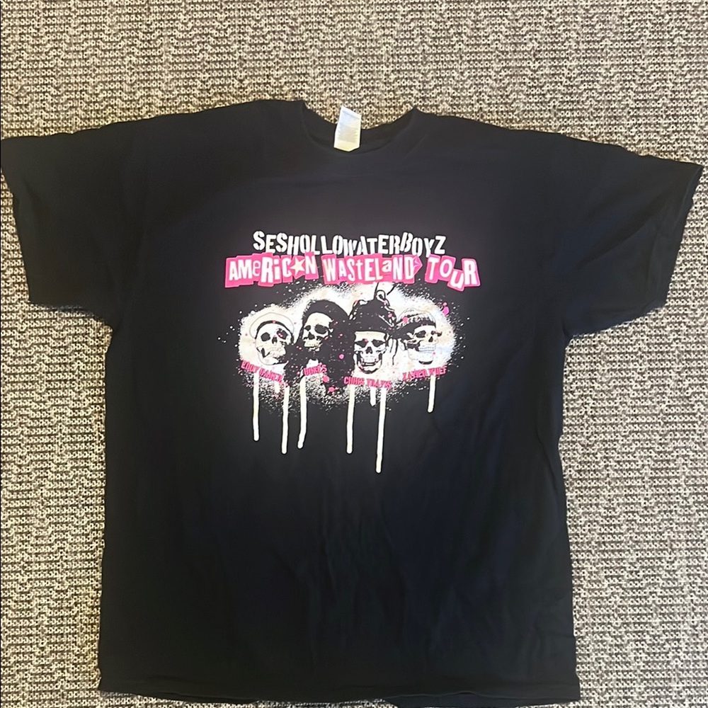 SESH HOLLOW WATERBOYZ American Wasteland Tour 2018 Graphic T-Shirt Size Large